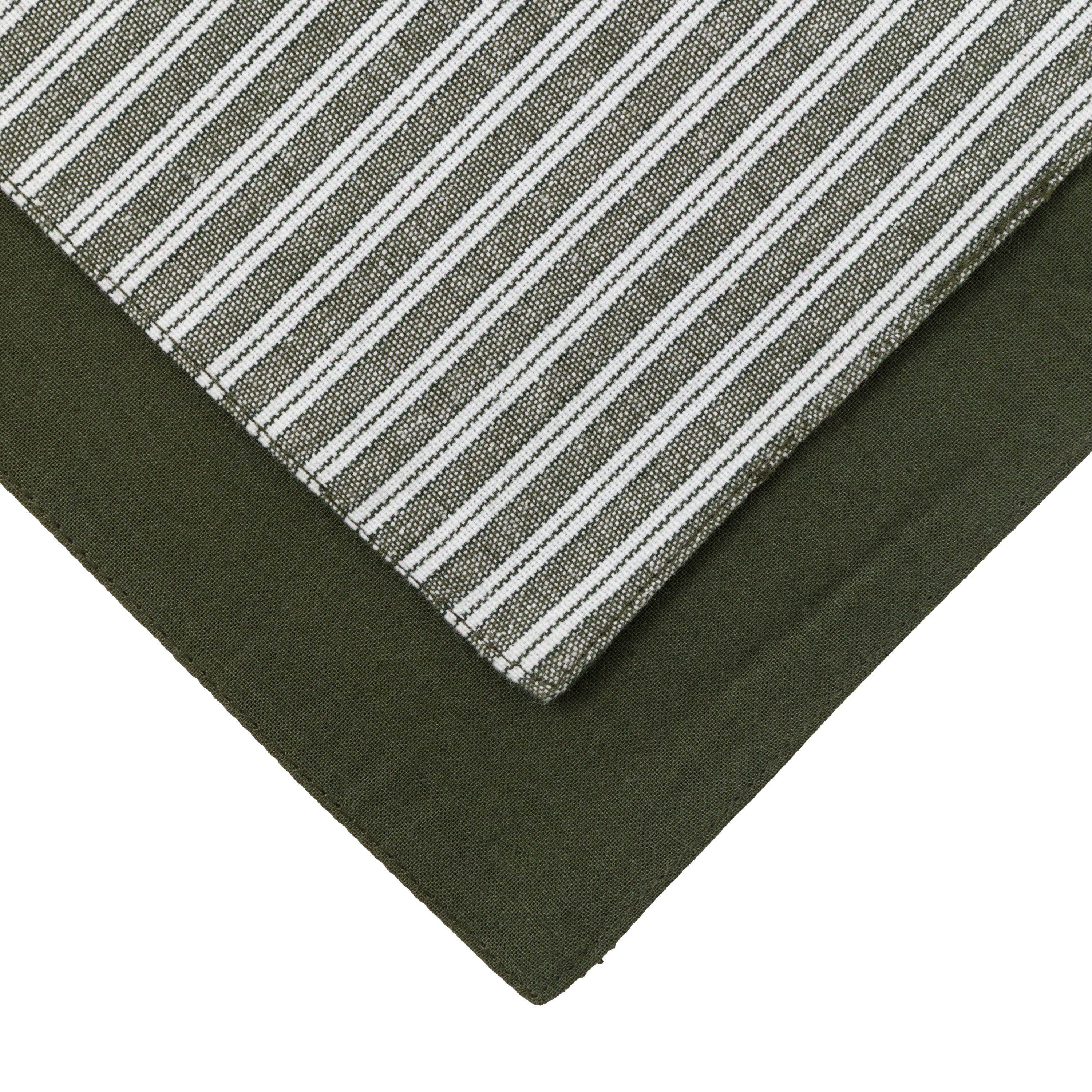 Woodland Festive Stripe Table Runner